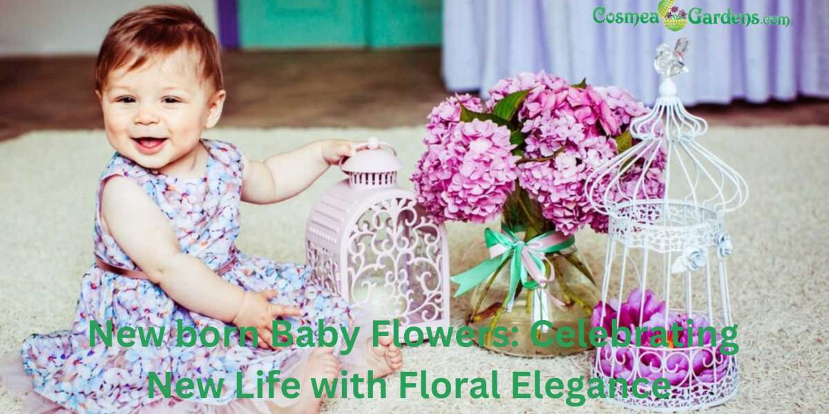 New born Baby Flowers: Celebrating New Life with Floral Elegance