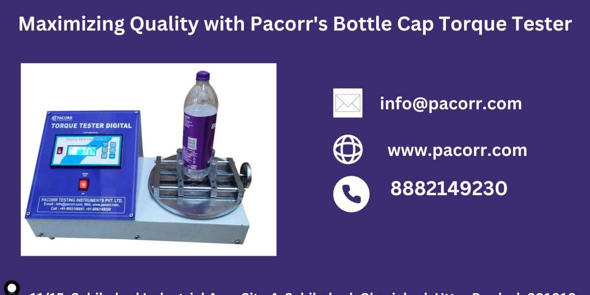 Pacorr's Premium Bottle Cap Torque Testers: Check Pricing and Specifications for Your Packaging Needs on pacorr.com